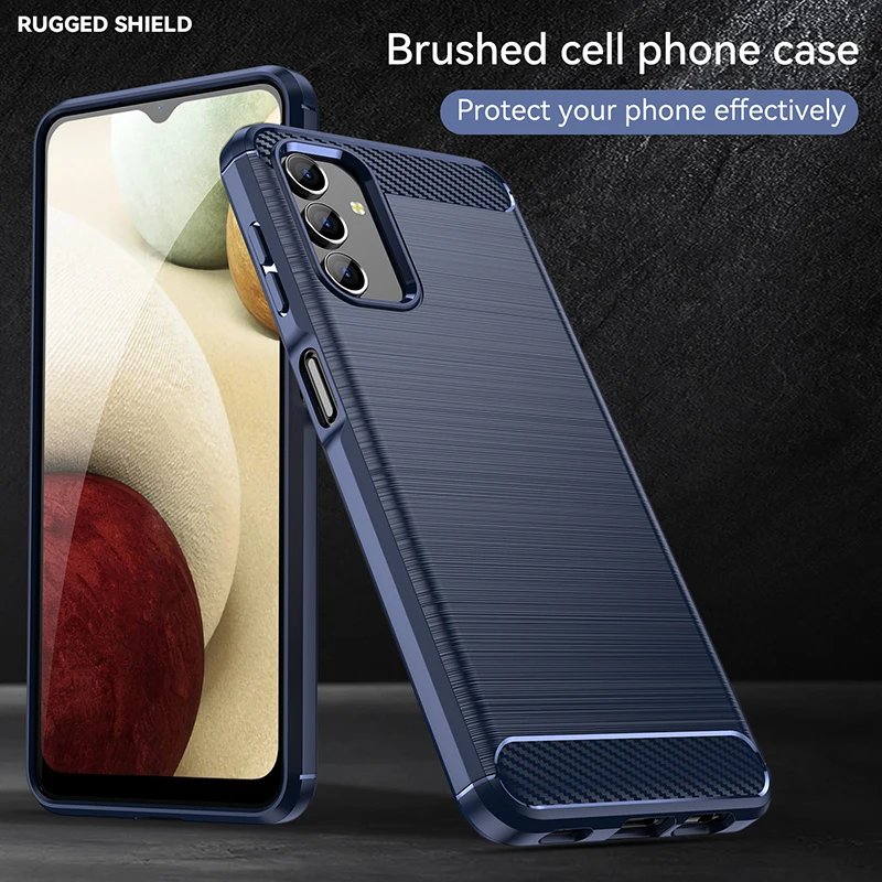 Luxury Carbon Fiber Case For LG Q6 Q7 Plus Q8 Q9 One Q51 Q52 Q60 Q61 Q62 Q70 Q92 Shockproof Phone Cases Silicone Protector Cover