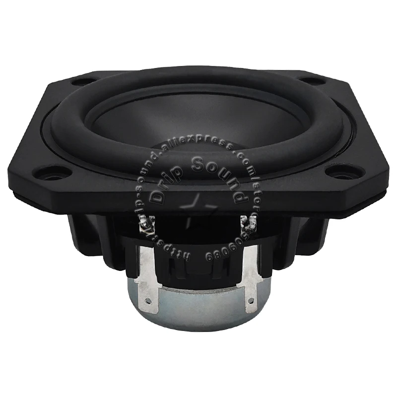 Haut-parleur audio stéréo à portée complète, bassin conique en aluminium anodisé, aimant néodyme, 3 pouces, 4 ohms, 8 ohms, 25W, Hi-Fi, 78mm