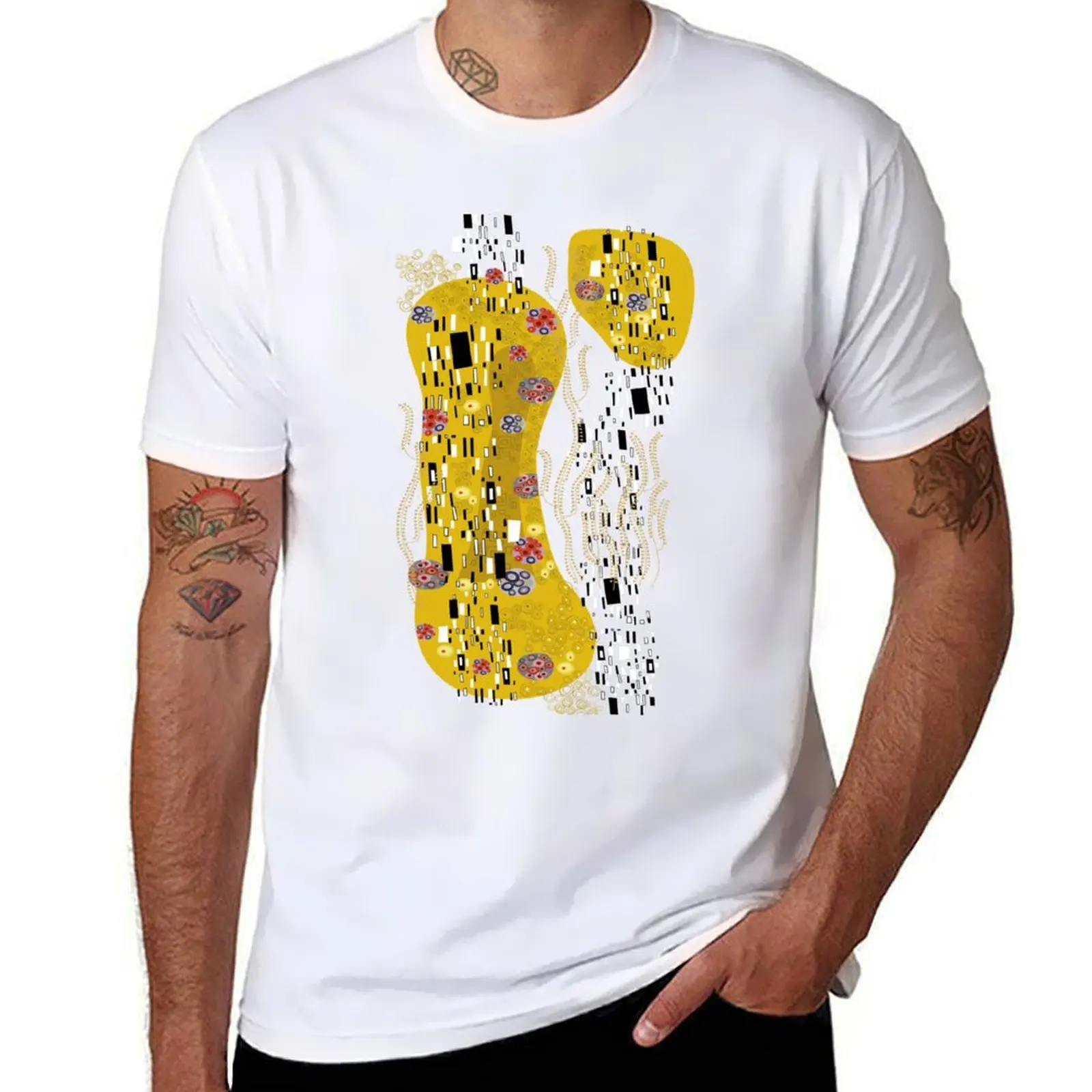 

Klimt Art Nouveau Golden Art (Pattern Only) | 'The Kiss' Inspired  fatfatin T-Shirt anime t shirts for man T-Shirt