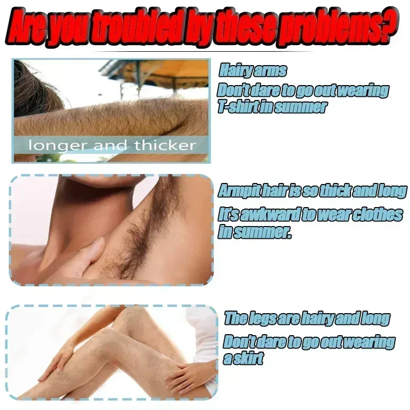 Fast Hair Removal Spray Safe Painles Remove Leg Armpit Hairs Hand Chest Hair Remover Personal Hairs Removal