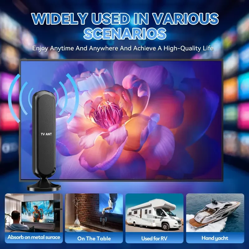 High Gain Wired Cross-Border 4K Indoor/Outdoor TV Antenna DVB-T HD Digital Terrestrial Wave HDTV view 6