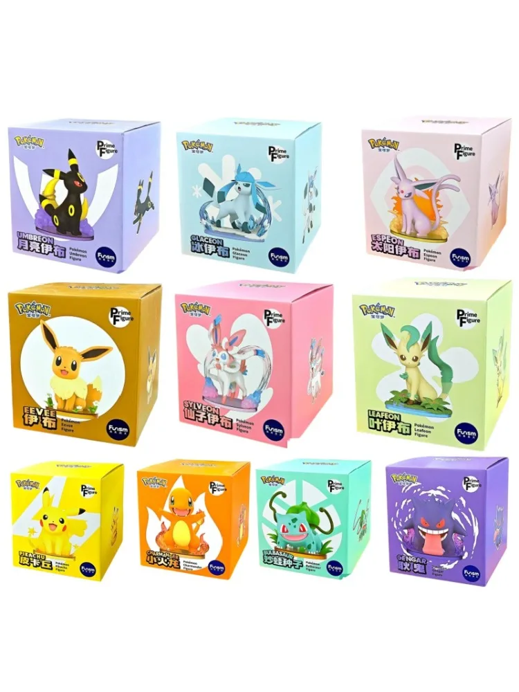 Funism Sammelfigur Glaceon Leafeon Psyduck Slowpoke PVC-Modell Ausstellungsstück Spielzeug Geschenkidee