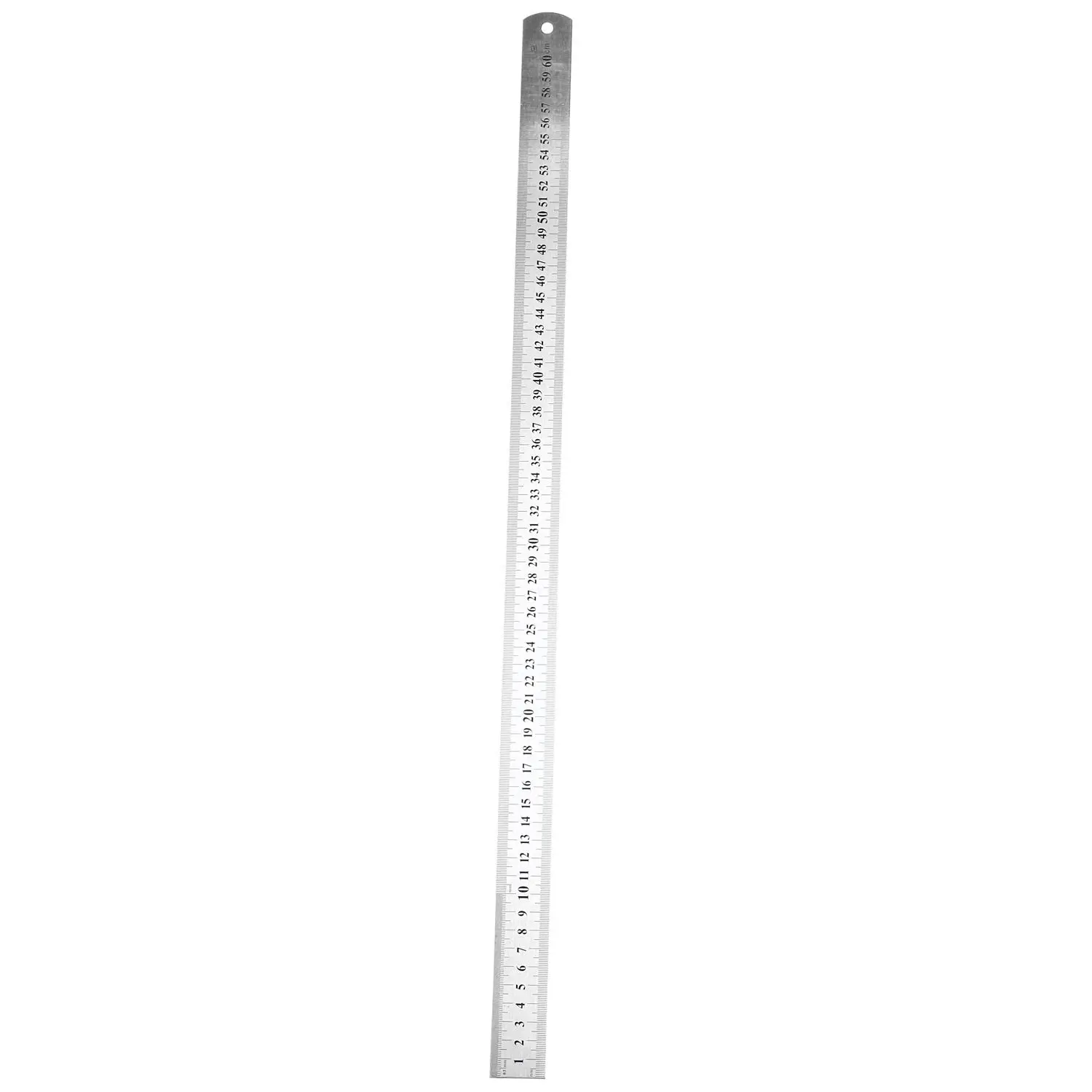 Stainless Steel Double Side Measuring Straight Edge Ruler 60cm/24