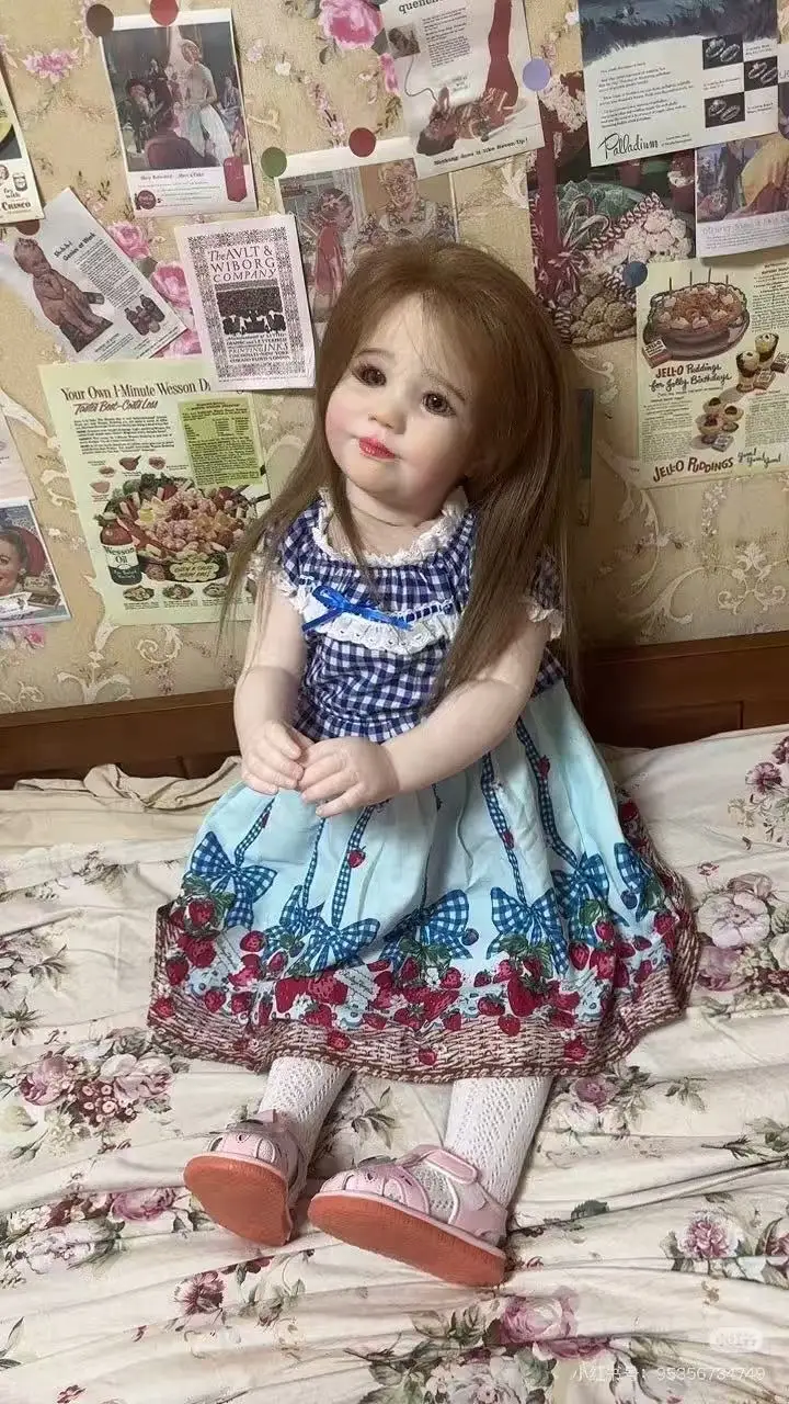 EGO Exclusive Offer 36inch Big Doll June 3years old All Real Photos Pure Hand Painted in different dress
