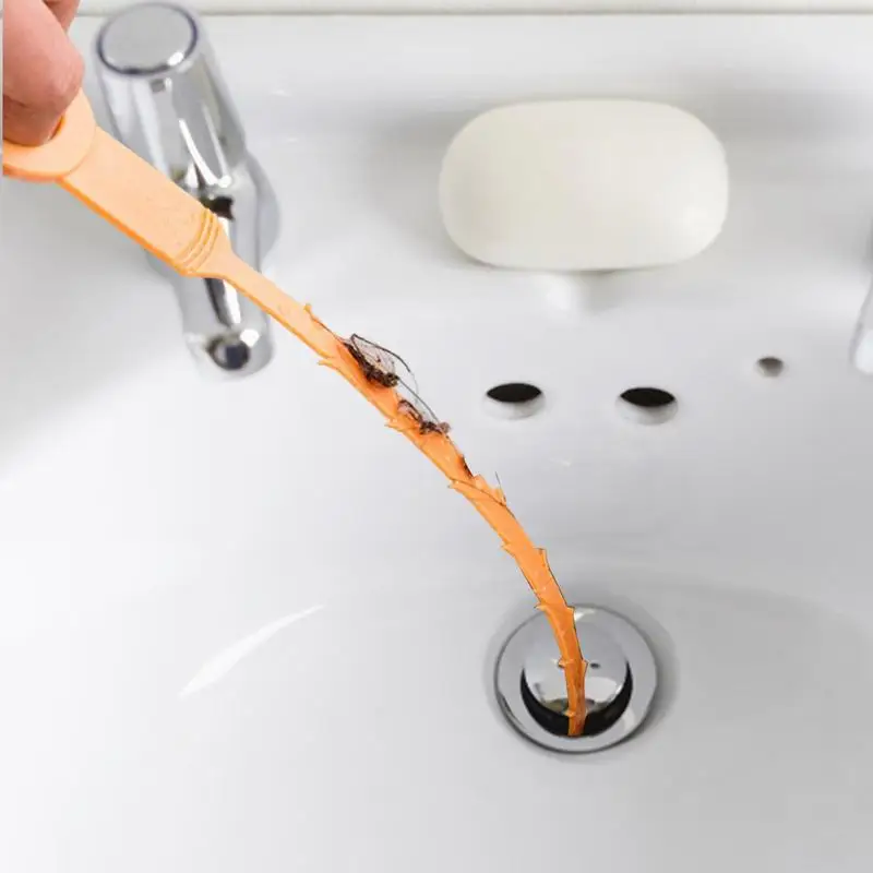 Snake Drain Cliog removedor para pia, ferramenta de depilação, esgoto cozinha e banheiro, 21 in