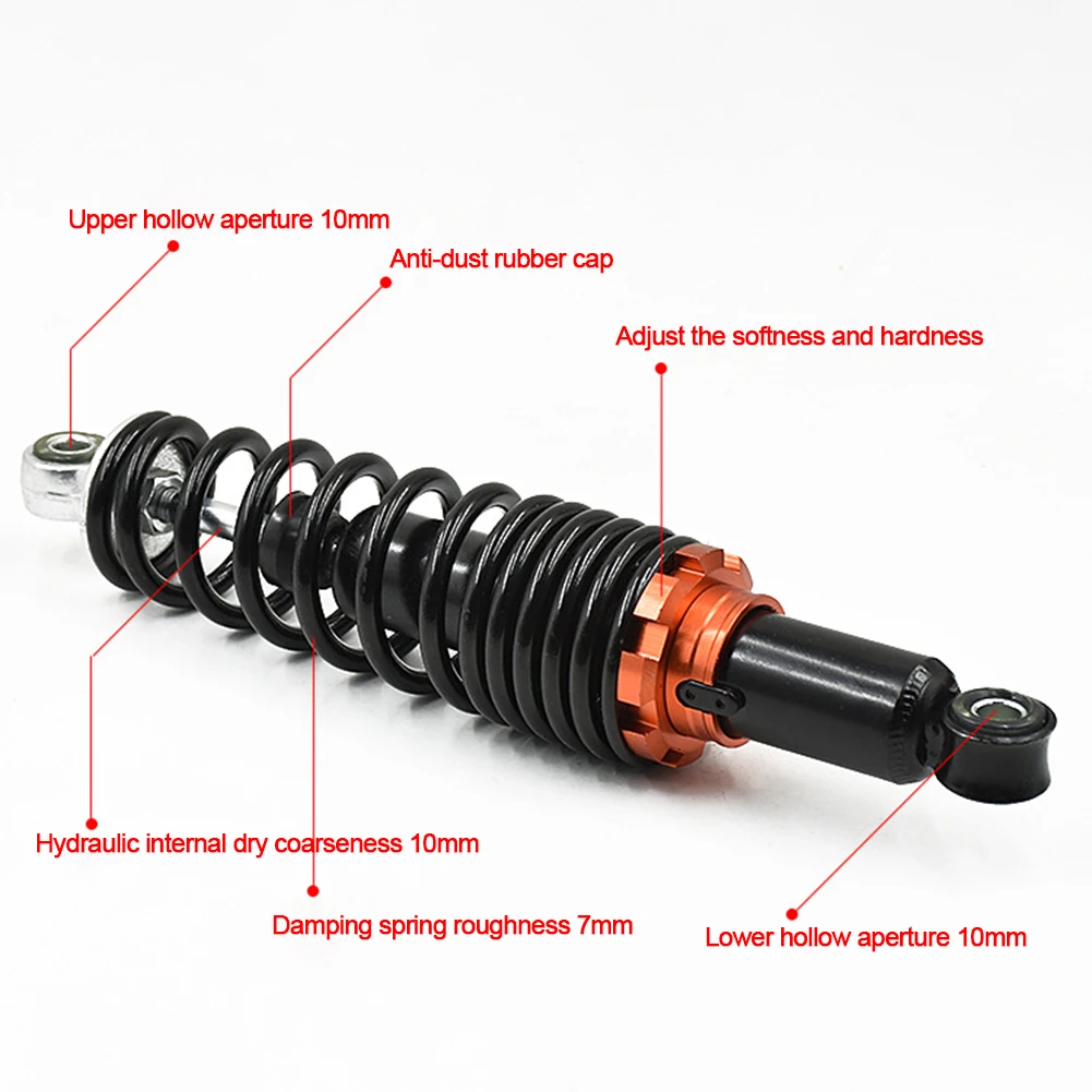 

Shock Absorber Rear Shock 1 Pair 25Cm 29CM Absorber Adjustable Ebike Hydraulic Hydraulic Type Metal For Ebike MTB