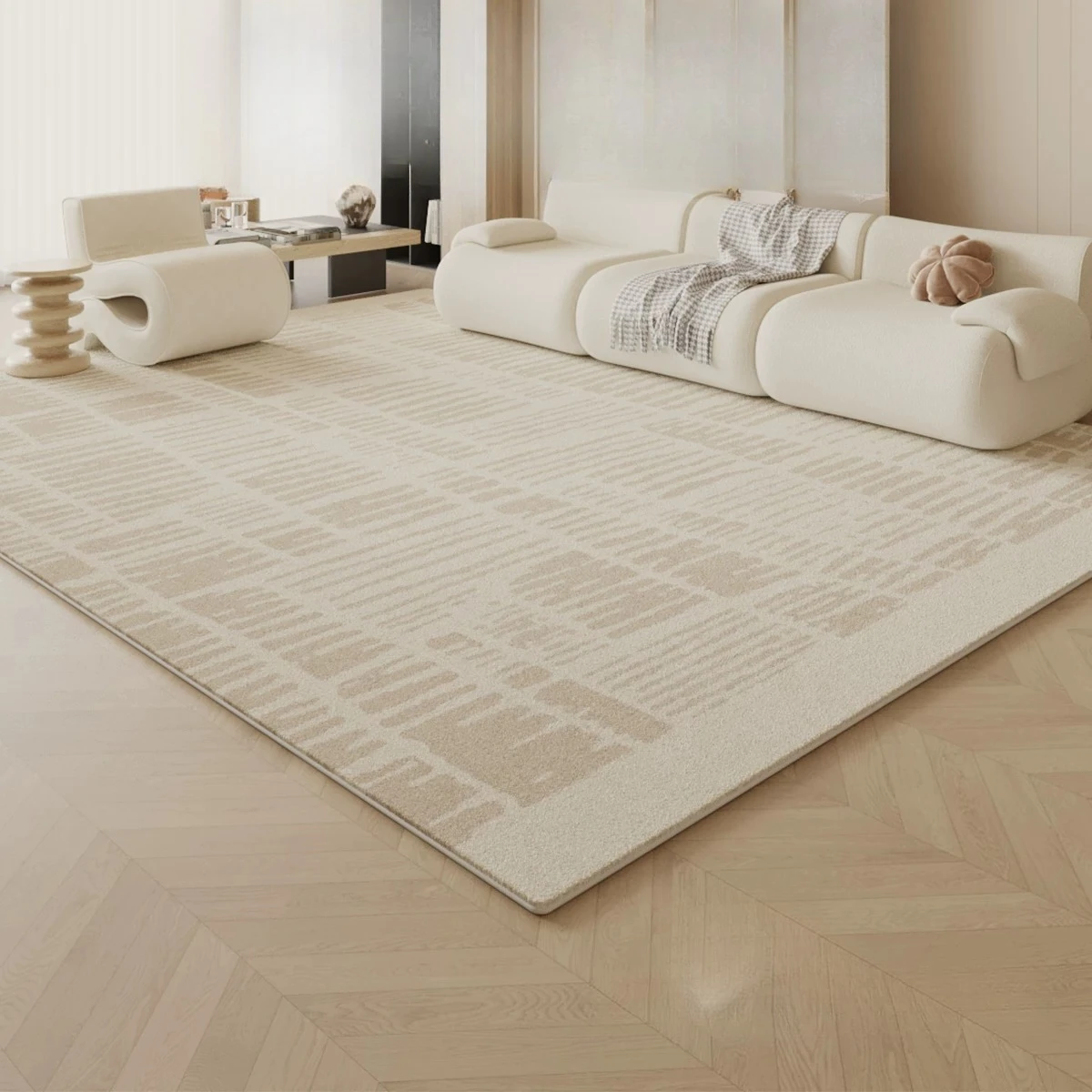 Wabi Sabi Wind Carpet Living Room Light Luxury Premium Sofa Home Bedroom Bedside Thickened Carpet