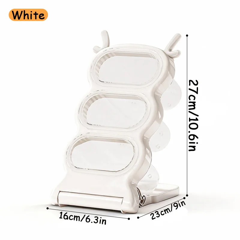 

Органайзер для стола в форме милого оленя со съемными подставками для ручек, 45 ° Наклонный органайзер для хранения канцелярских принадлежностей, вместительный настольный органайзер