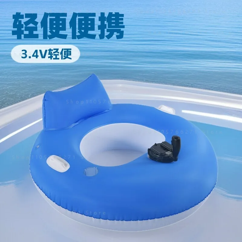 for New Adult Water-Powered Swimming Ring Pool Electric Cruiser with Motor-Driven Inflatable Buoyancy