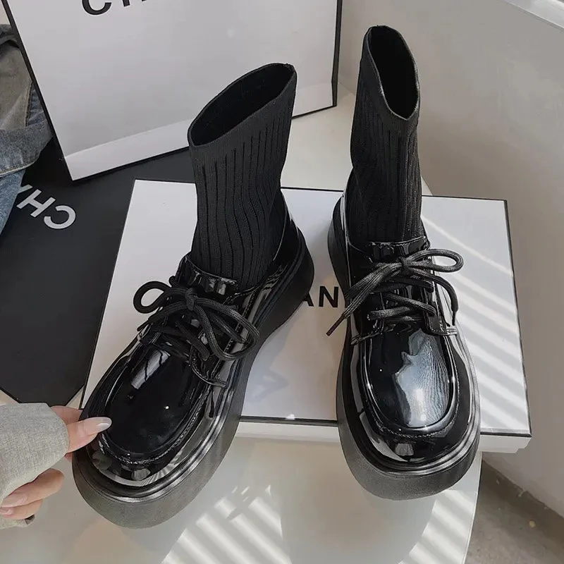 black chunky platform heels mary jane Shoes lolita platform shoes Oxfords Women School Uniform Student Shoes Girls Kawaii pumps