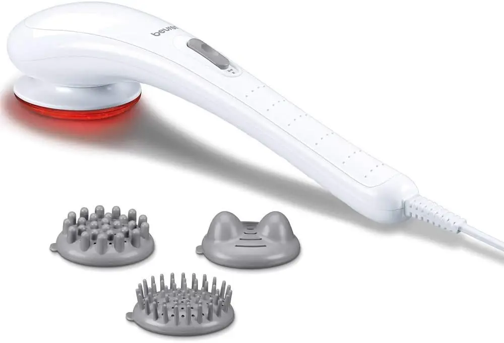 

Deep Tissue Handheld Massager with Heat & 3 Attachments, Neck & Back Relief, MG21