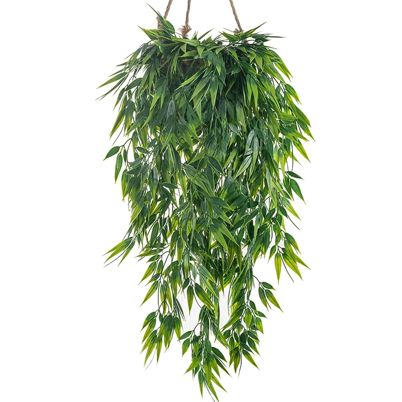 Artificial Ivy Hanging Vine Fake Bamboo Foliage Vines Greenery for Home Indoor Outdoor Garden Door Wall Wedding Party Decoration