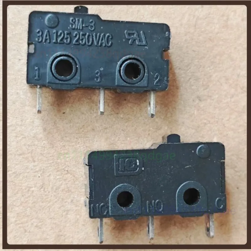 1PCS For DICGU Micro Switch SM-3 3Pin 3A 250V Medium Size Limit Trigger Switch