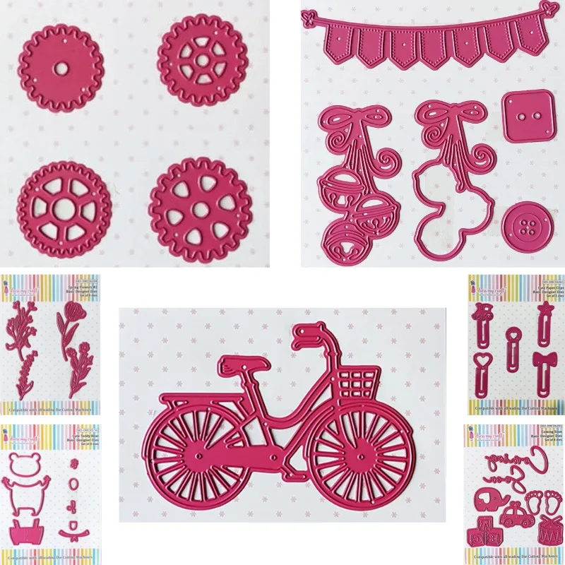 Cute Paper Clips Metal Cutting Dies Scrapbook Diary Decoration Stencil Embossing Template DIY Greeting Card Handmade 2026 new