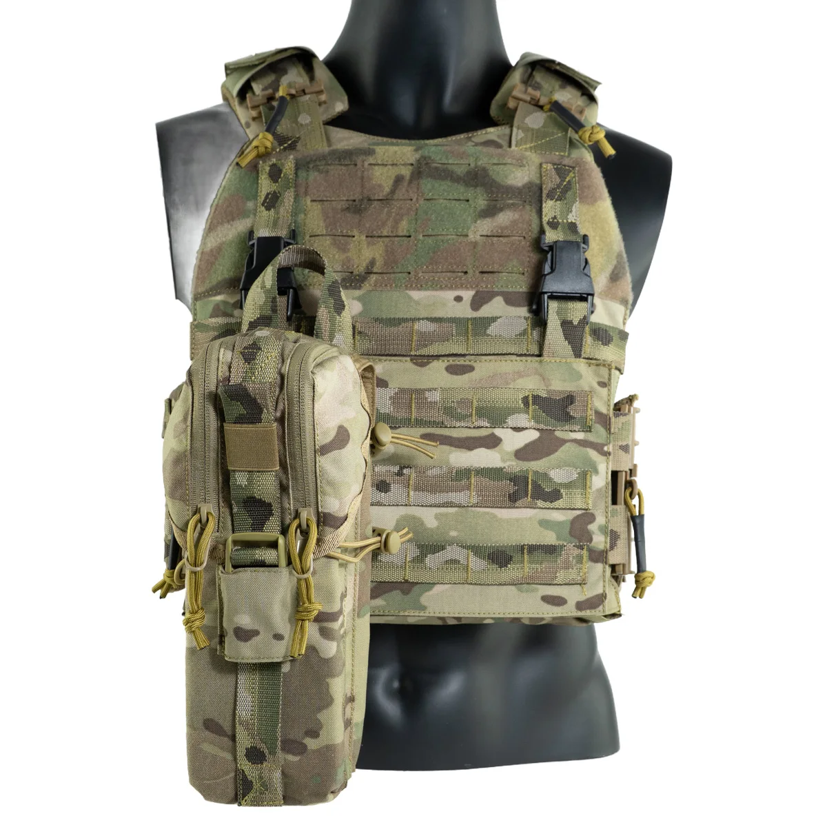 

FANDAO Tactical Universal Vest Storage Bag Three-Layer Multi-Purpose Sundry Accessory Bag For Outdoor Airgun Hunting Accessories