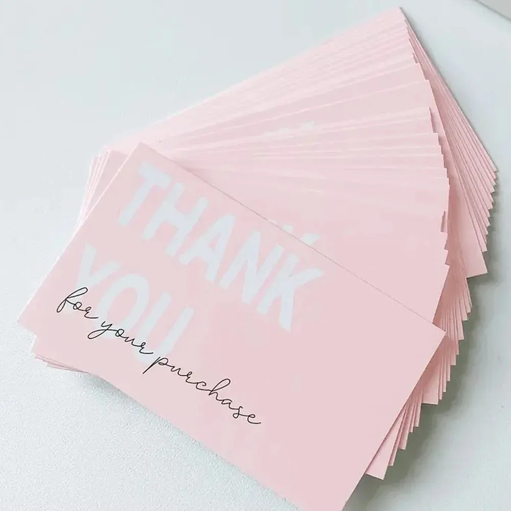 30/50 Pcs Thank You Card Business Card Order Thank You Party Card for your support Small card Thank you