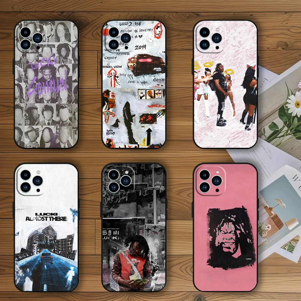 Lucki Rapper gemini! Phone Case For Samsung S23 S22 ULTRA A22 A71 Black Soft Silicone Cover