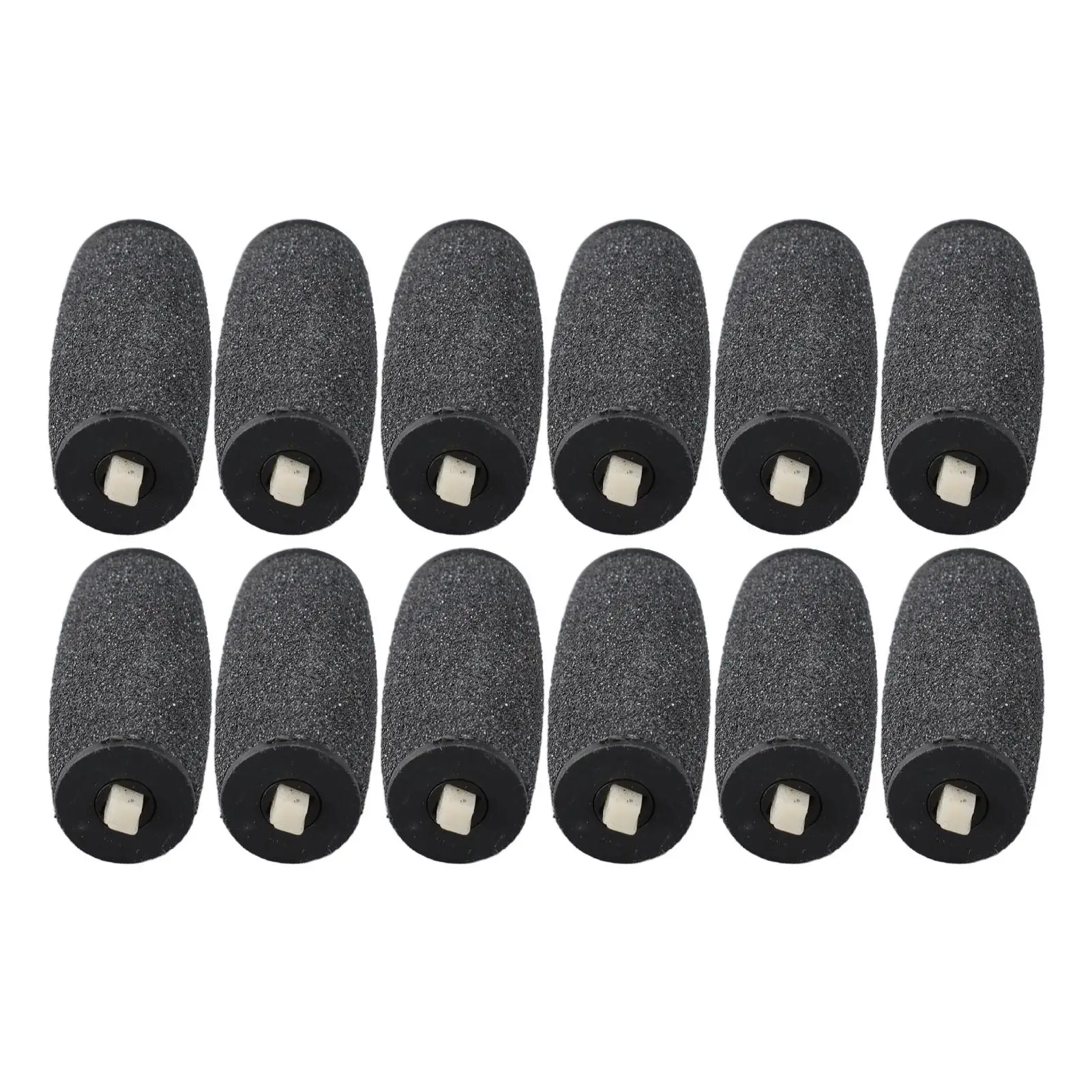 12pcs Foot Grinder Replacement Heads Remove Dead Skin Callus Remover Replacement Roller Head