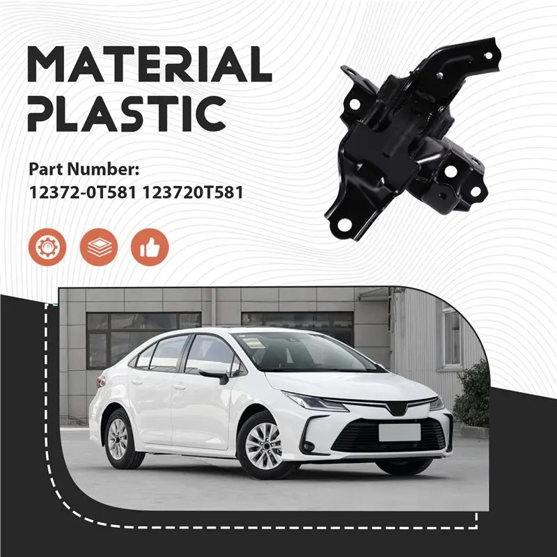 Top Sale For Toyota C-HR Corolla 2.0L 2016-2022 Engine Mount Transmission Mount 12372-0T581 123720T581