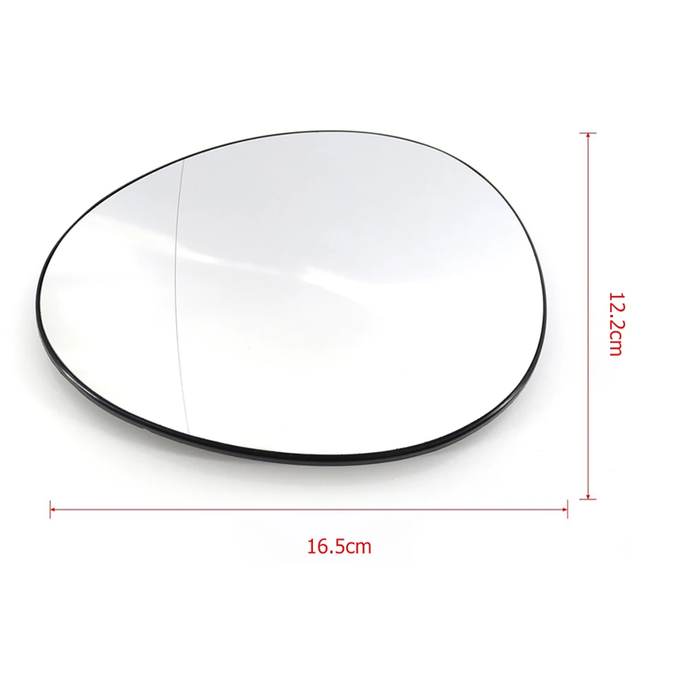 Right Passenger Side Mirror Glass W/ Adhesive – Fits BMW Mini Cooper 2007-2015