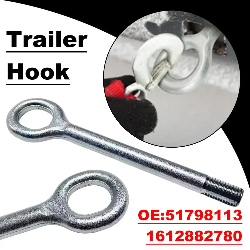 Front Rear Towing Hook for Jeep 2016-2021 51798113 1612882780 Tow Eye Recovery Hook Trailer Hook for BQ-Jeep Renegade