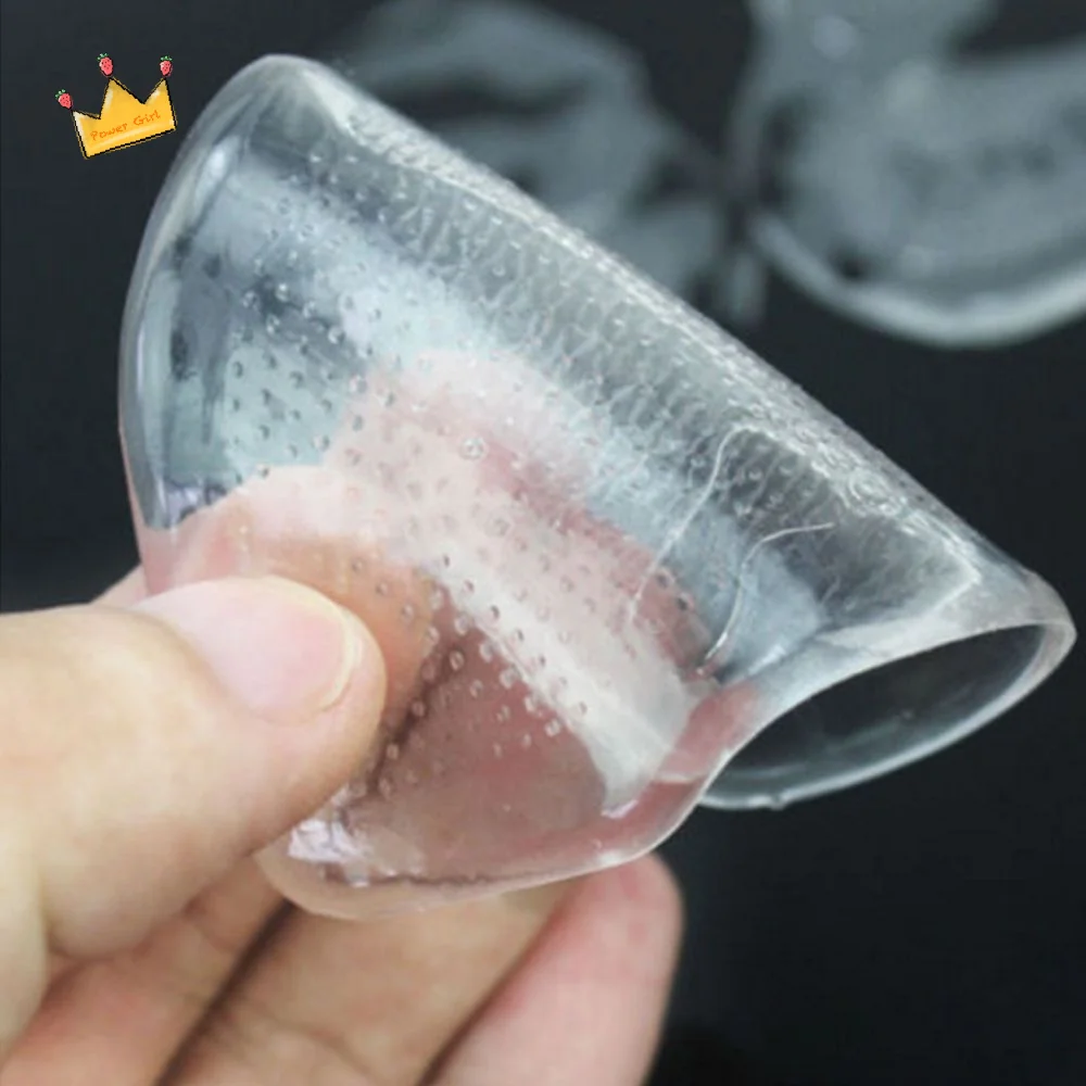 Footcare Shoe-Pad Shoes Care Insoles High Heel Cushion Foot Elastic Forefoot Comfy Silicone Shoe Pad