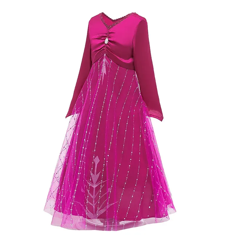 

Girls Anna Elsa Princess Dress For Children Birthday Party Carnival Cosplay Costume Girls Fancy Clothing Kids New Years Dresses