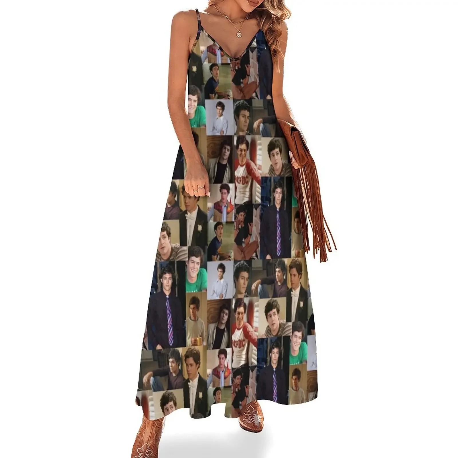 

seth cohen the oc Sleeveless Dress women's clothing summer 2024 novelties dress party evening elegant luxury celebrity