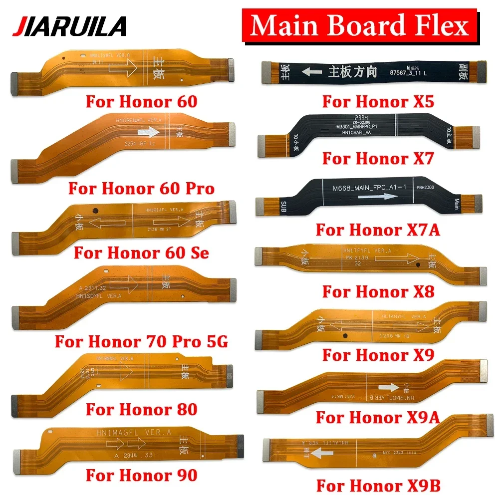 50Pcs,Motherboard FPC Main Board Connector Flex For Huawei Honor 60 70 Pro 80 90 X7 X7A X8 X8A X8B X9 X9A X9B Magic 5 6 Lite