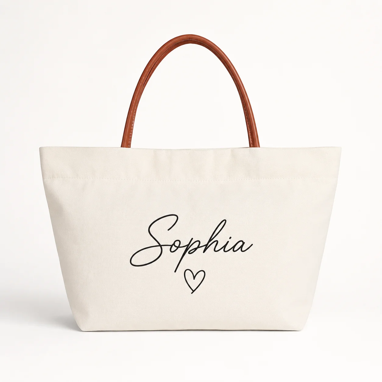 Custom Zip-up Canvas Tote Bag Design Name Text Picture Personalized Bags Carry Shoulder Large Capacity Tote Bags Shopping Daily