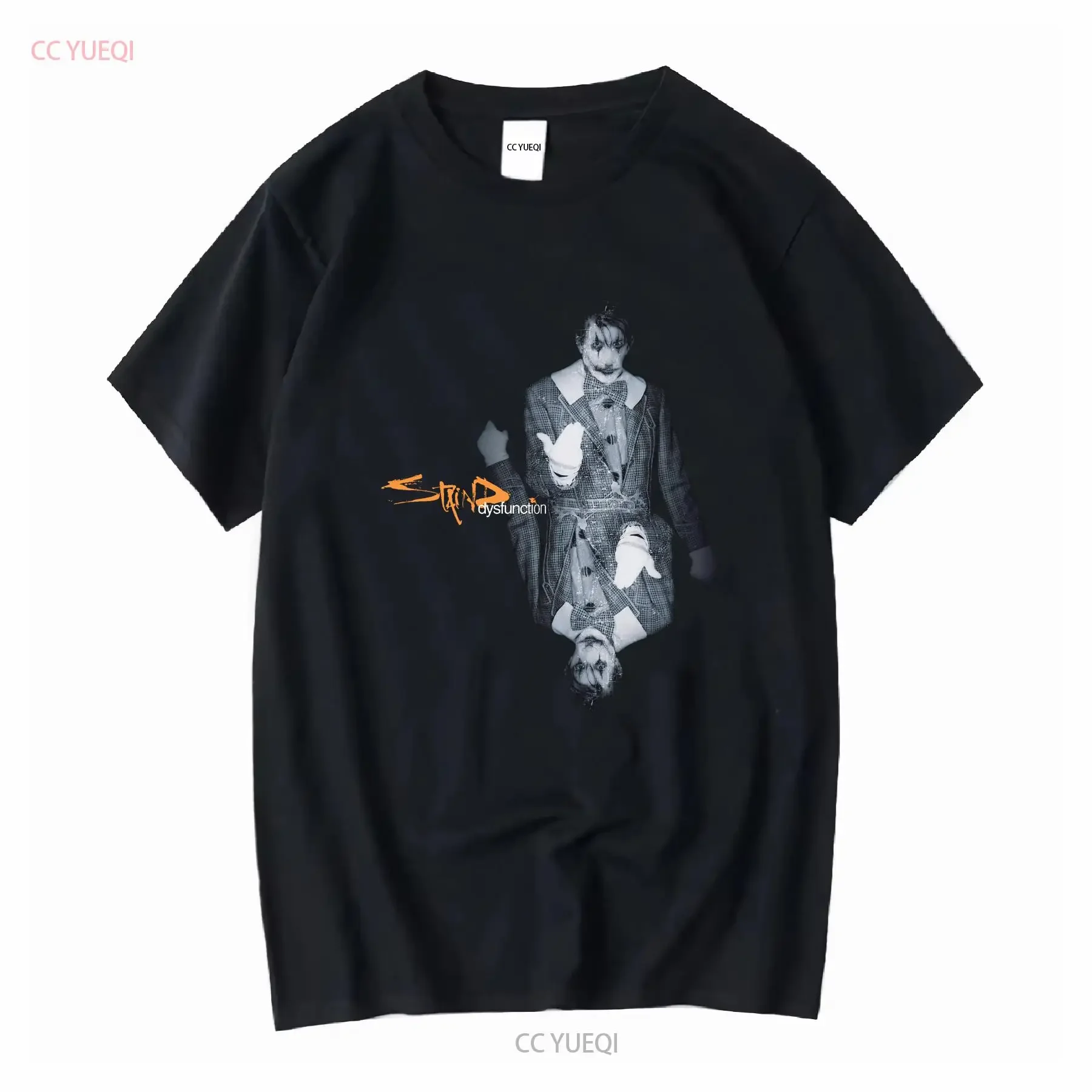 Staind Dysfunction T-Shirt aus Baumwolle, Schwarz, Herren, alle Größen S bis 5XL, BE131, Vintage-Waschung, modisches, vielseitiges Oberteil für den Alltag