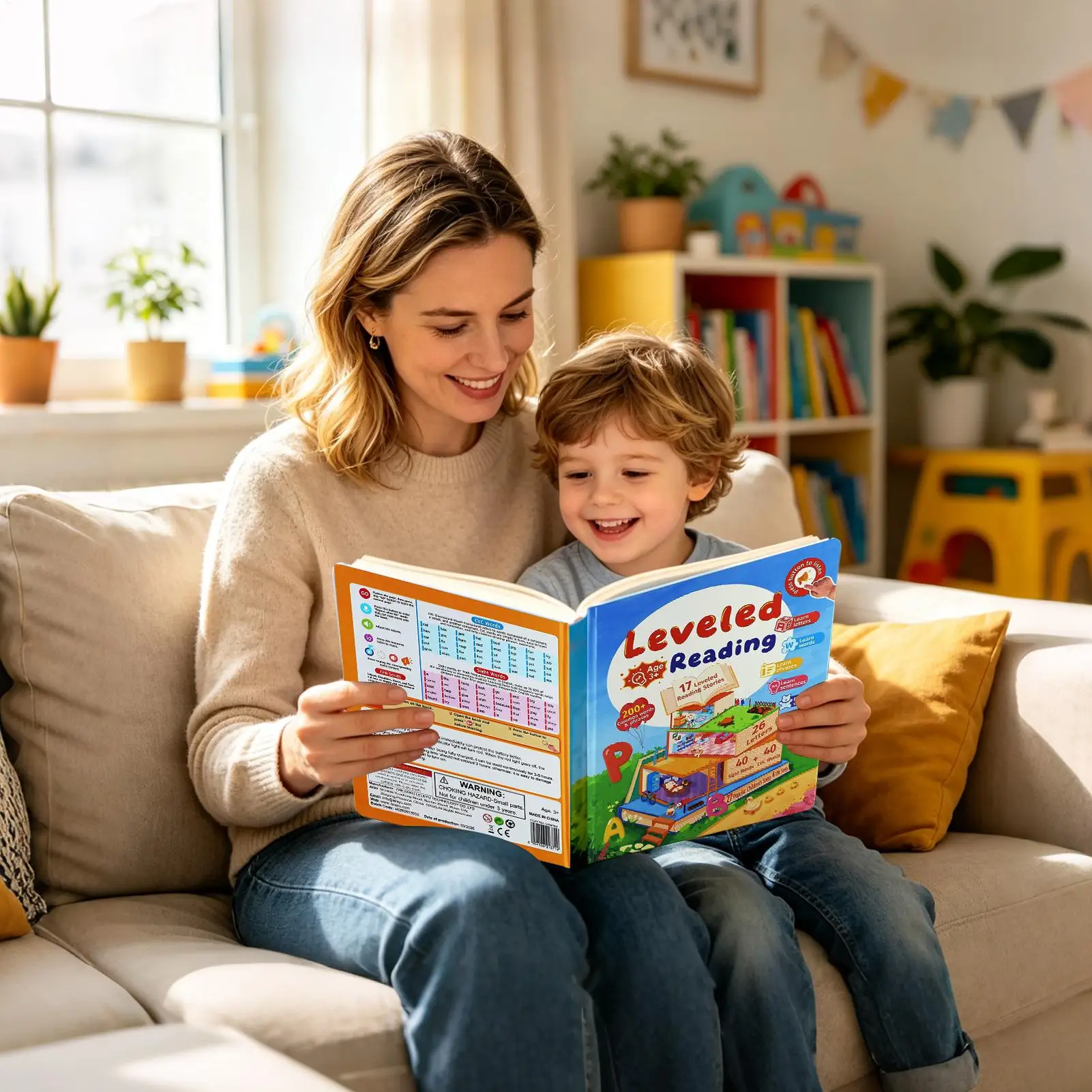 Educational Talking Book English Reading for Preschoolers Rechargeable Audio Story Learning Tool Learning Books