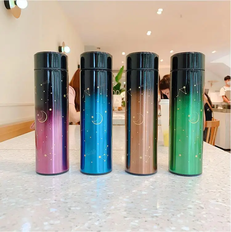 

304 stainless steel intelligent thermos display temperature thermos stainless steel food thermos tea bottle