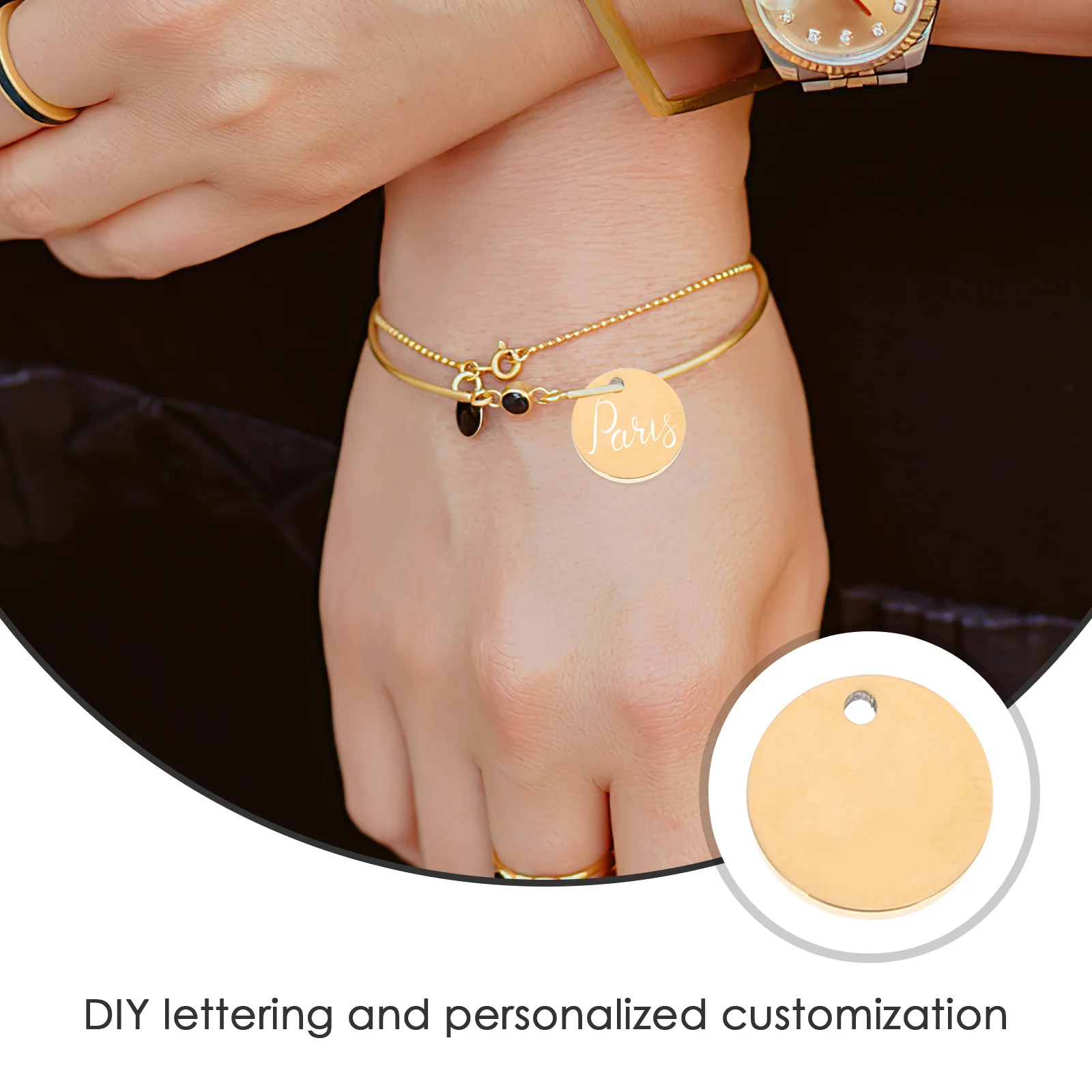 

15Pcs Stainless Steel Dog Tags Metal Stamping Blanks DIY Pet Id Pendant Charms Metal Stamping Blanks Dog Tags Pet Tag