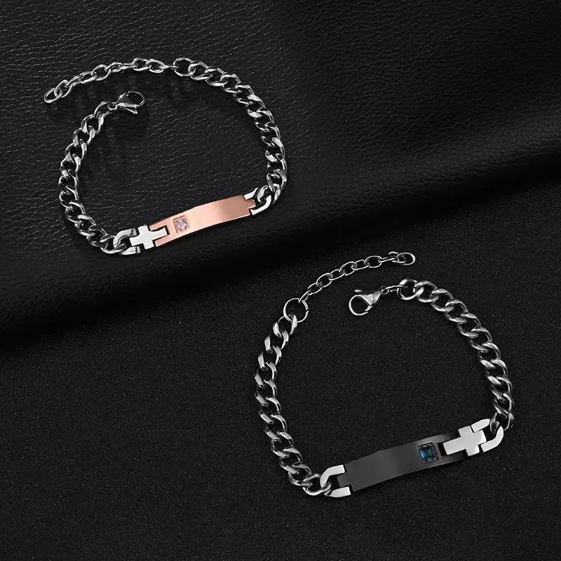 Personaliseer Moeder Dochter Zoon Naam Dikke En Zware Armbanden Roestvrij Staal Custom Familie Liefde Geschenken Sieraden