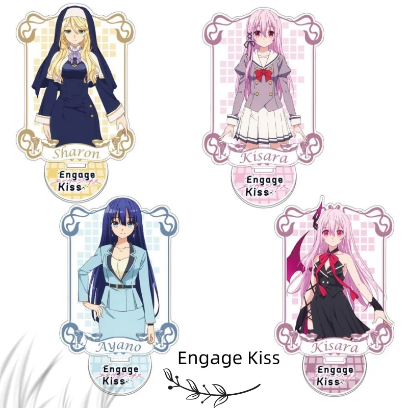 Kawaii Anime Engage Kiss Acrylic Stand Cosplay Characters Ornament Accessories Goods Collection Gifts 15cm