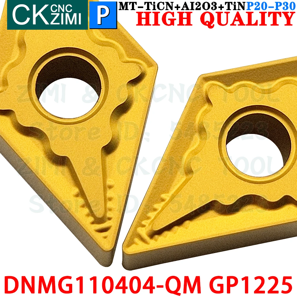 DNMG110404-QM GP1225 DNMG 110404 QM GP1225 Carbide Inserts External Turning Inserts Tools CNC Indexable Metal Lathe Cutting Tool