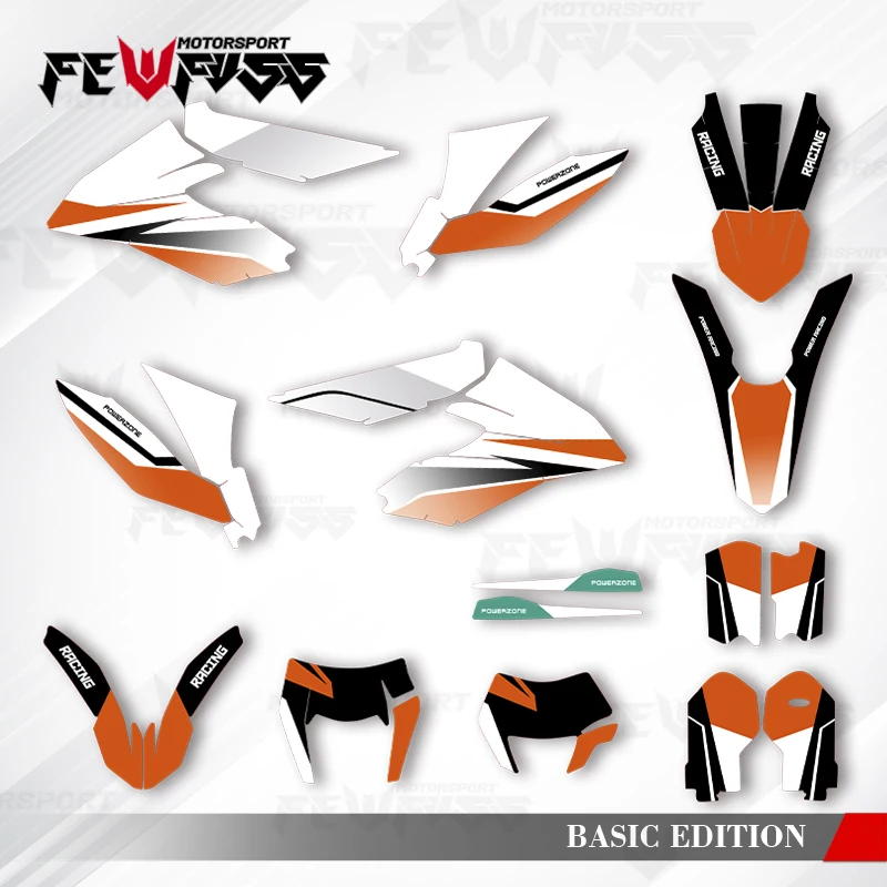 

Fewfuss графические наклейки наклейки мотоцикл фон на заказ для KTM Freeride 250 300 2012-2017 2018-2020 002