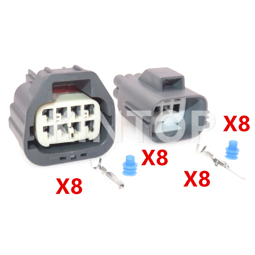 1 Set 8 Pin Waterproof Socket AC Assembly 7283-5684-10 7282-5684-10 Car Throttle Accelerator Pedal Position Sensor Connector