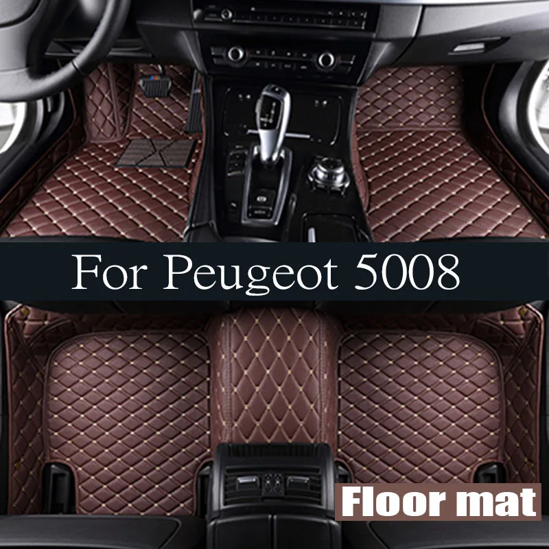 

Car Trunk Storage Mats For Peugeot 5008 P87 2017~2023 5seat TPE Dirt-resistant Rear Trunk Pads Cover Carpet Rug Auto Accessories