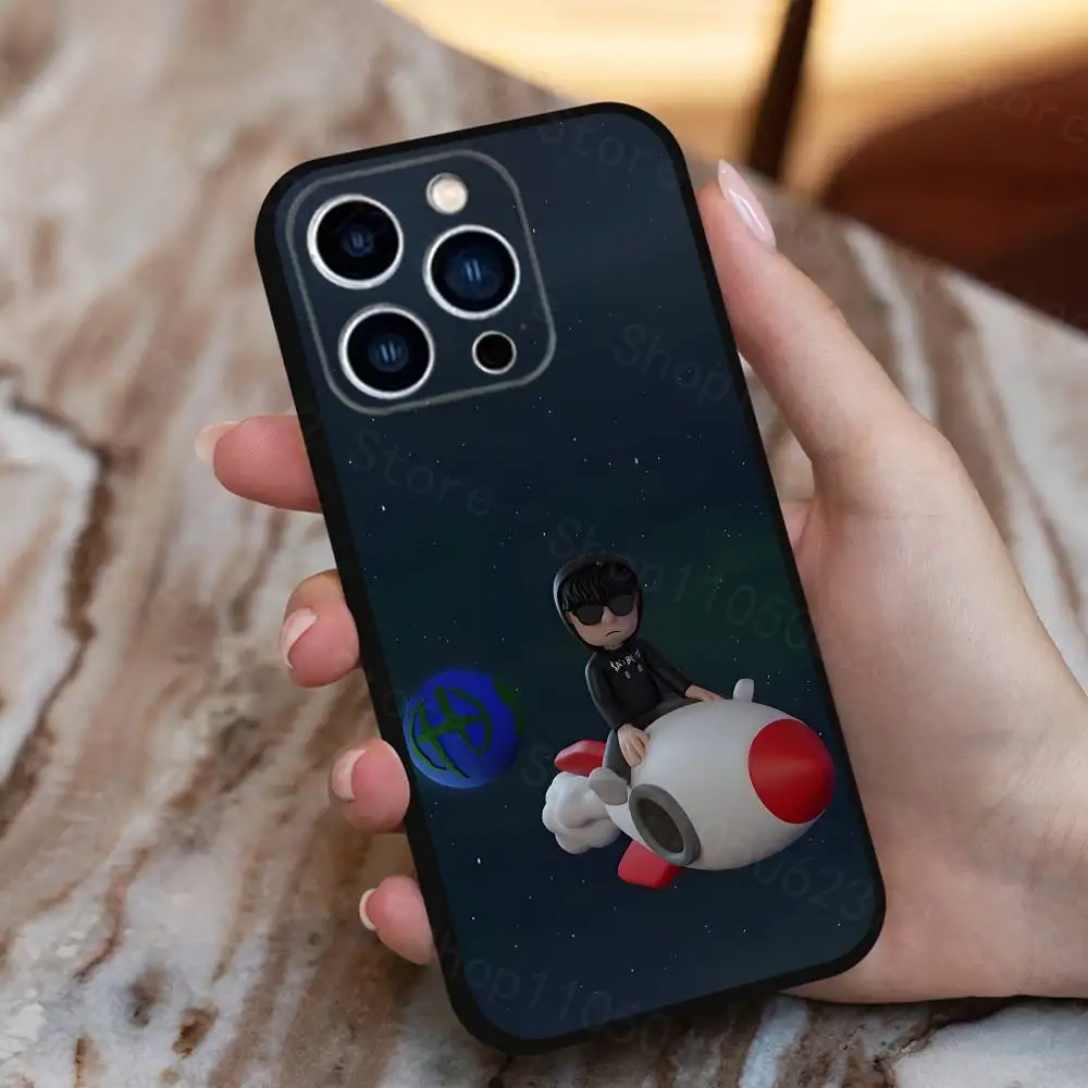 Funda de teléfono Singer J-Junior-H Sad B-Boyz para iPhone 16,15,14,13,12,11 Plus,Pro Max,XS,X,XR,SE,Mini,8,7, funda negra de silicona suave