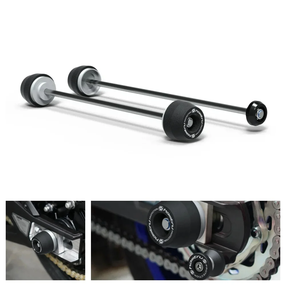 

For Aprilia Tuono V4 Factory / Tuono V4 1100 RR Factory 2011-2025 Motorcycle Wheel Protector Rear Front Axle Fork Crash Slider