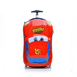 Anime Supercar Child Boy Girl Toys Trolley Suitcase Cute Cartoon Children's Luggage Wheel Suitcase Travel