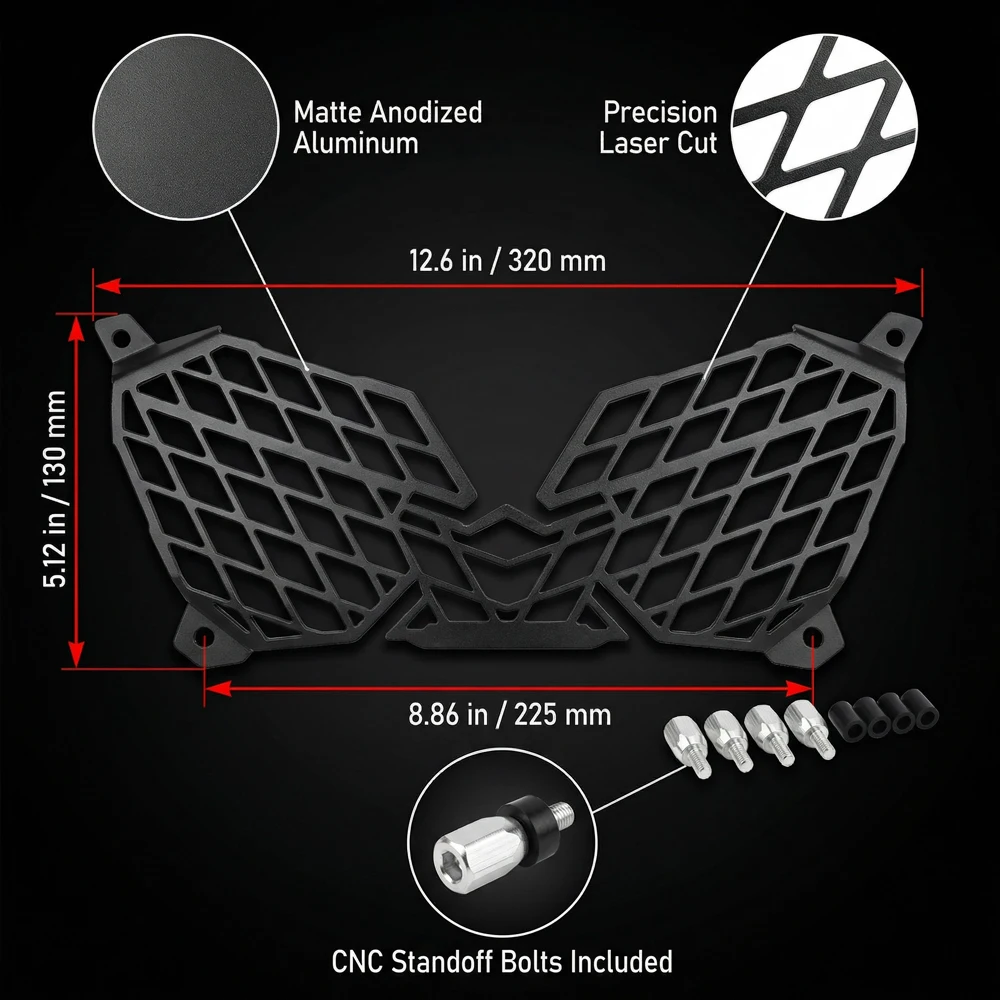 For YAMAHA Super Tenere XT1200Z XT1200ZE XT 1200 Z ZE 2010-2026 Motorcycle Accessories Headlight Grill Guard Cover Protector