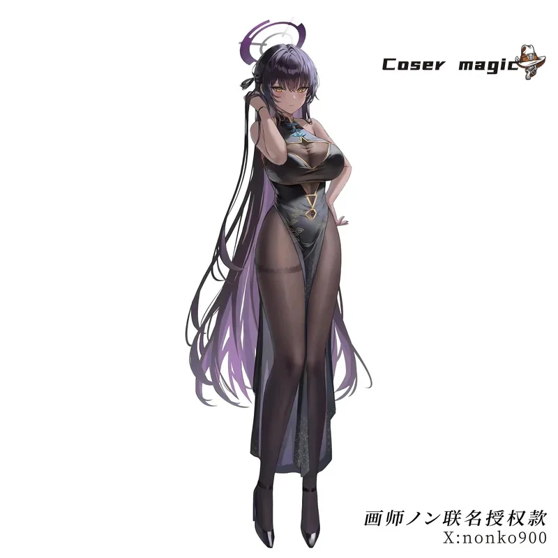 

Синий архив Kakudate Karin Cheongsam, карнавальный костюм, потому что игра, аниме, вечерние униформа, одежда для ролевых игр на Хэллоуин