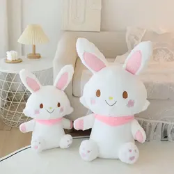 Lovely Wishmemell Smiling Bunny Plush Toy Japanese Style Stuffed Animal Soft Rabbit Plushies Xmas Gifts 55/75cm Kawaii Doll