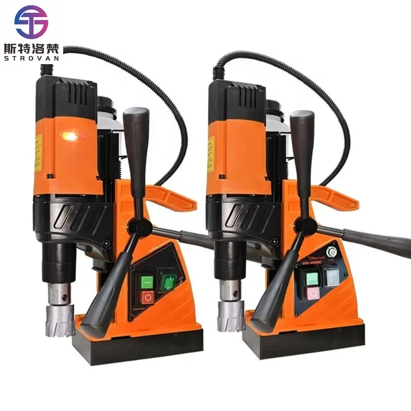 MW-N4000 Power Tool Drill Press Stand Base 13mm Diameter Magnetic Type Rated Application Corded Electric Magnetic Drill Machine