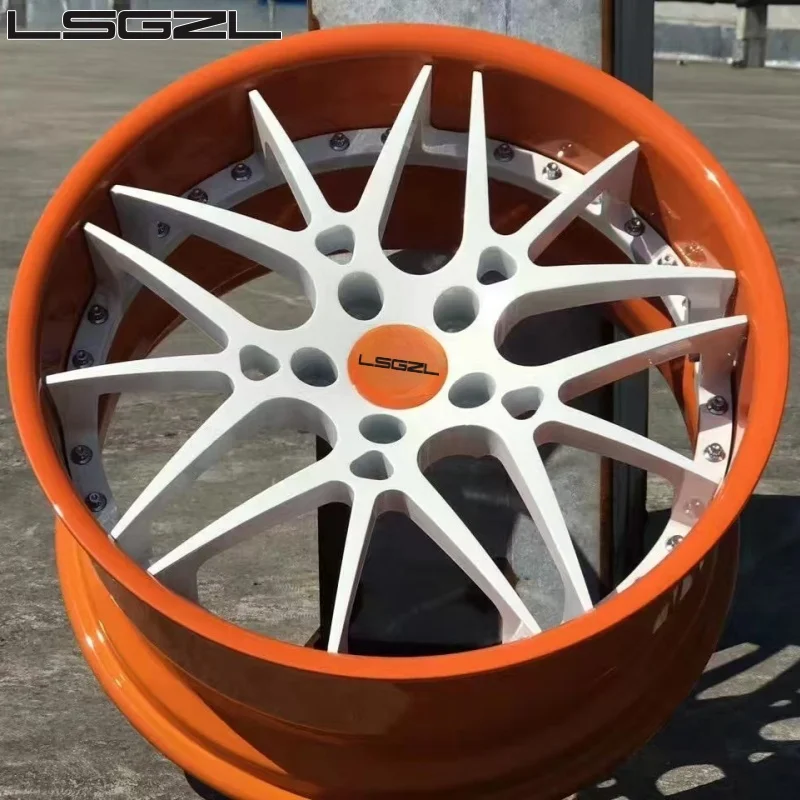 15-24 Inch Contrast Color Forged Wheels High End Custom Auto Forged Wheel Rims Factory Direct Rims For    Cars