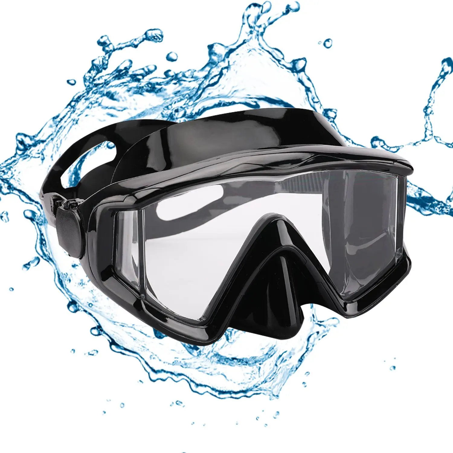waterproof-panoramic-tempered-glass-180-degree-wide-view-snorkel-mask-set-dry-top-snorkel-silicone-strap-diving-mask-snorkel-mas