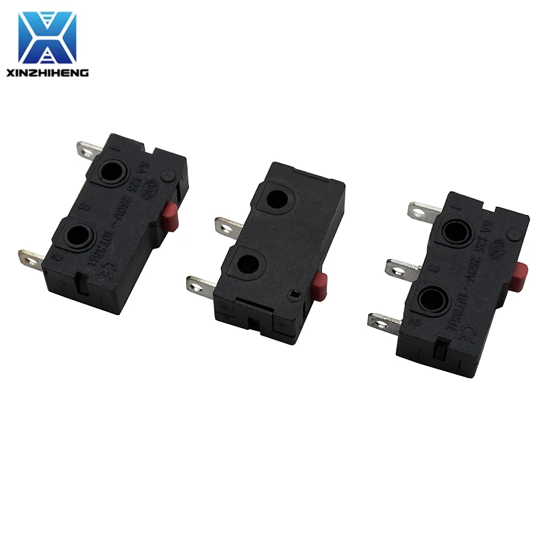 10pcs KW12 Travel Limit Switch Contact Button KW11-3Z-2 Roller Straight Handle/Arc Rod Micro Switch NO/NC 2/3 PIN 5A 125V/250V